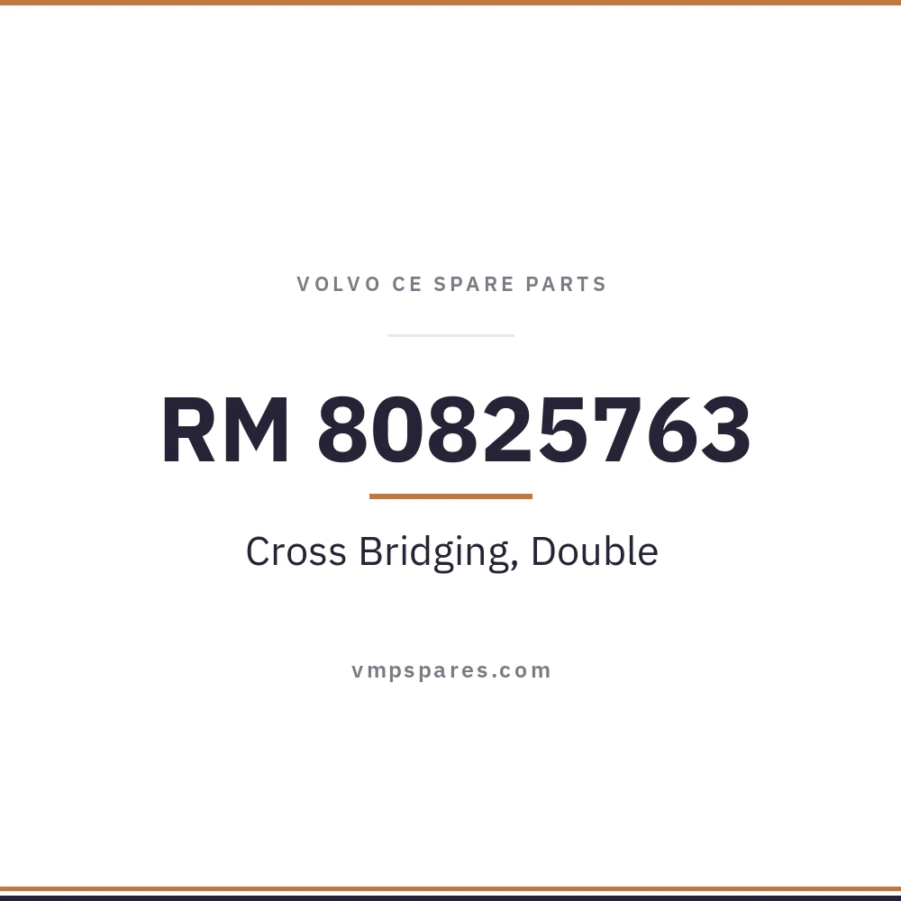 RM 80825763 – Cross Bridging, Double