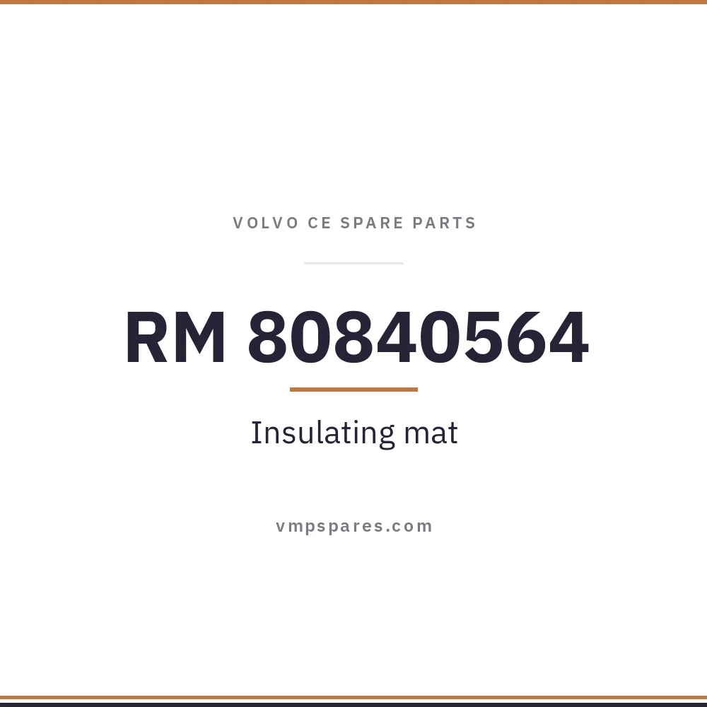 RM 80840564 – Insulating mat