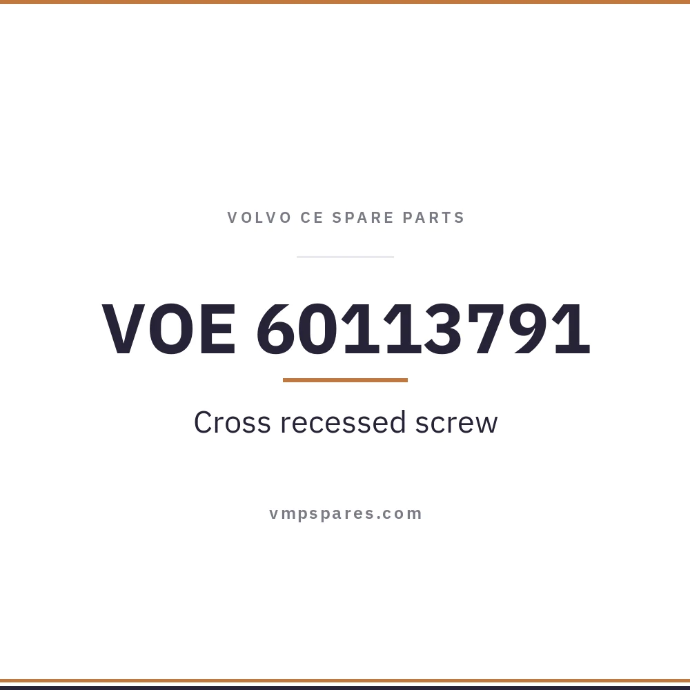 VOE 60113791 – Cross recessed screw