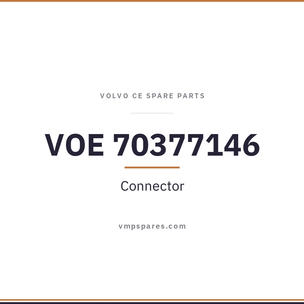 VOE 70377146 – Connector