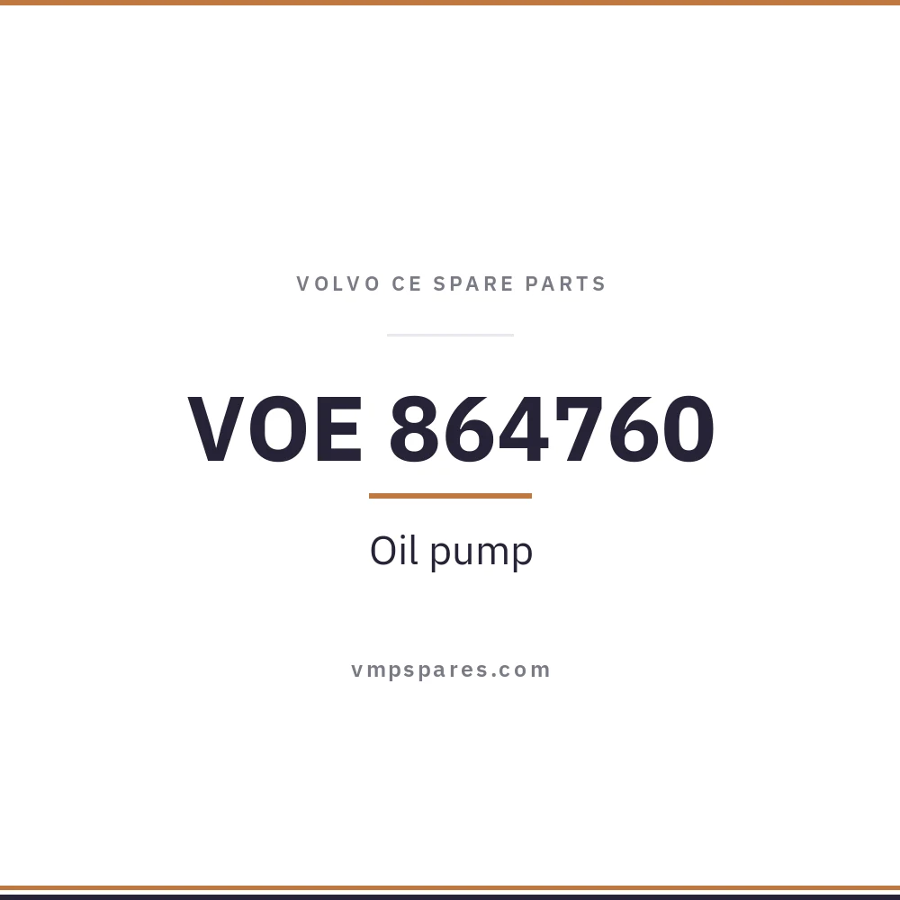 VOE 864760 – Oil pump