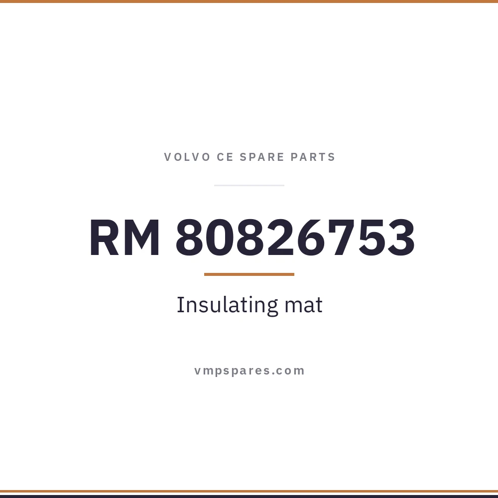 RM 80826753 – Insulating mat