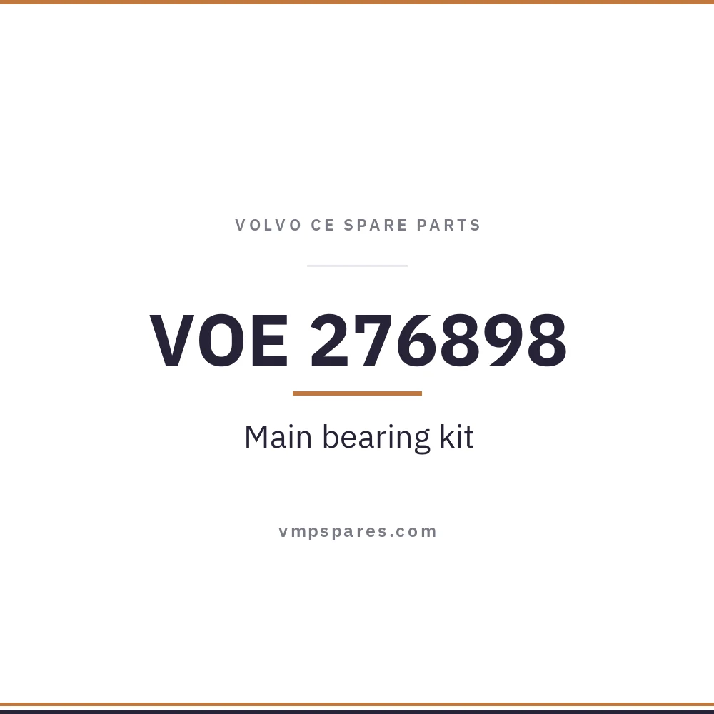 VOE 276898 – Main bearing kit