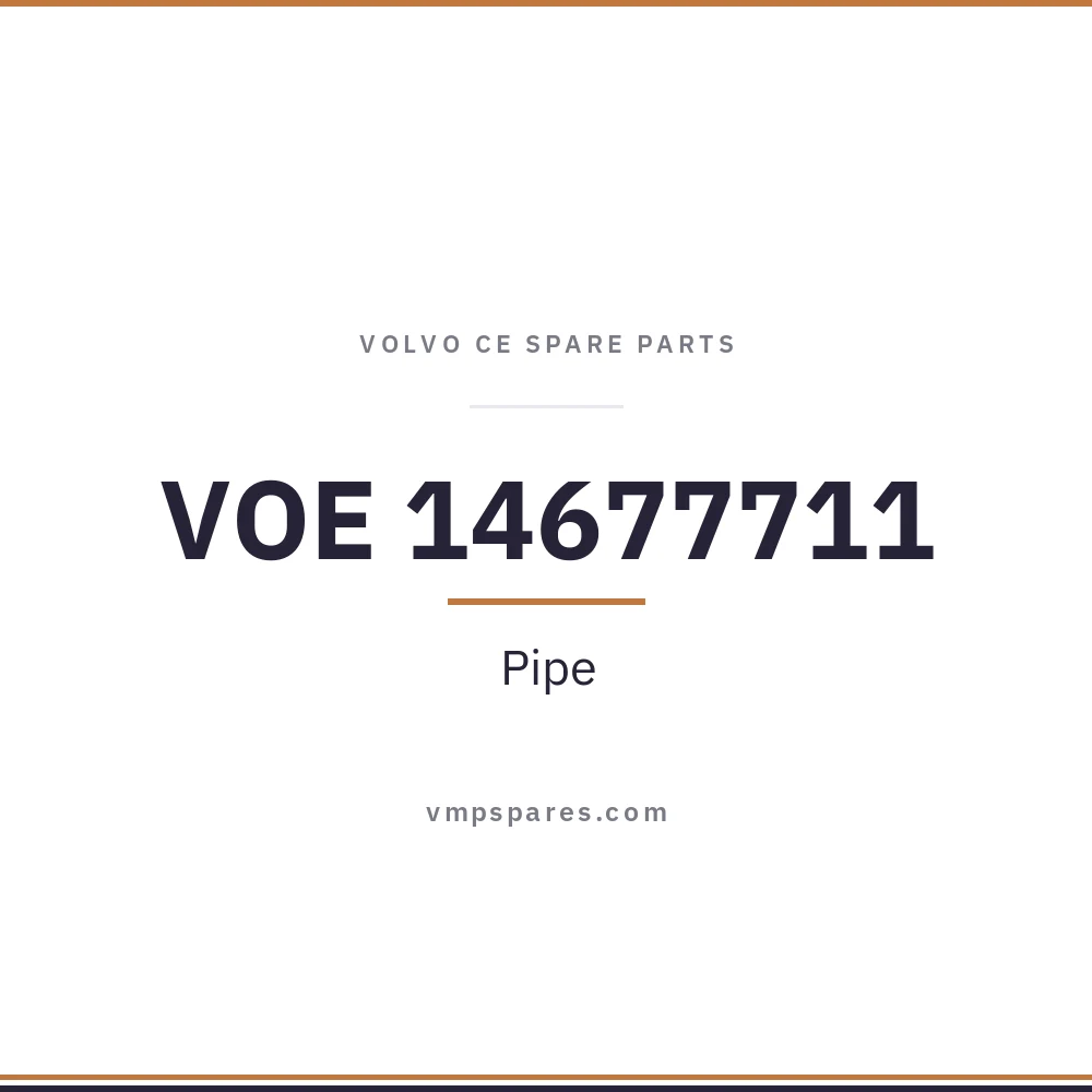 VOE 14677711 – Pipe
