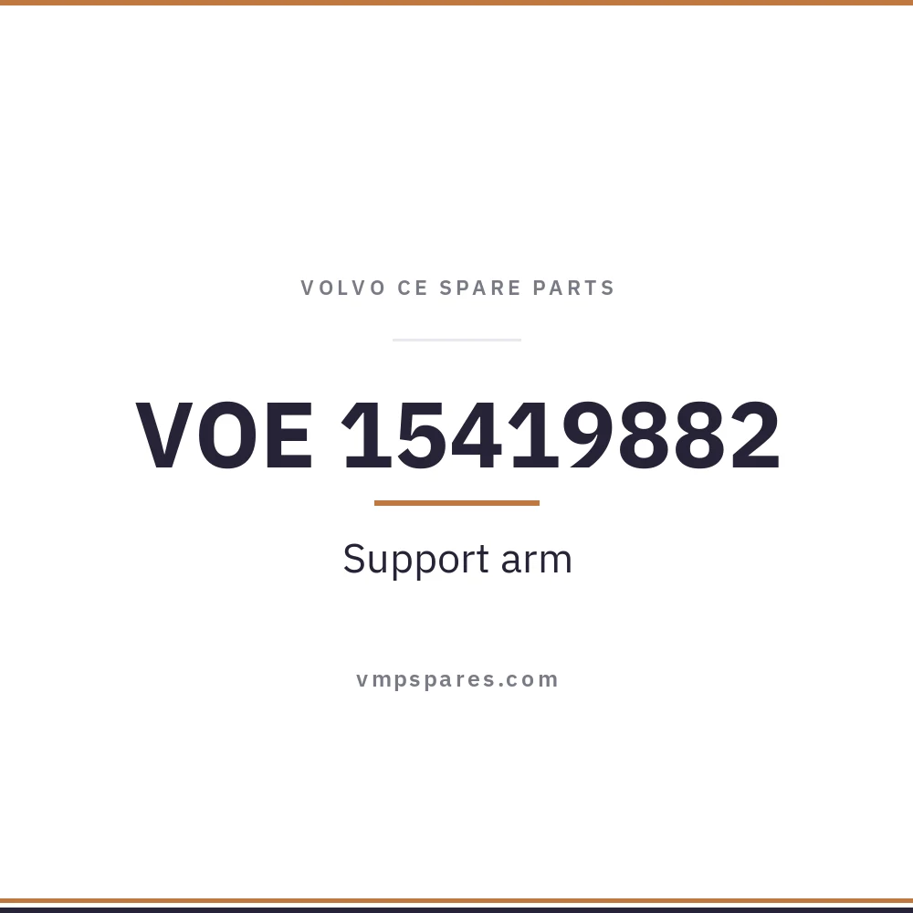 VOE 15419882 – Support arm