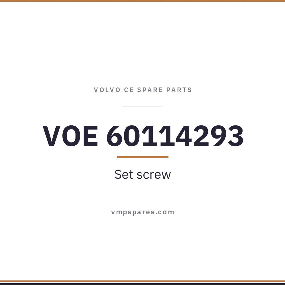 VOE 60114293 – Set screw