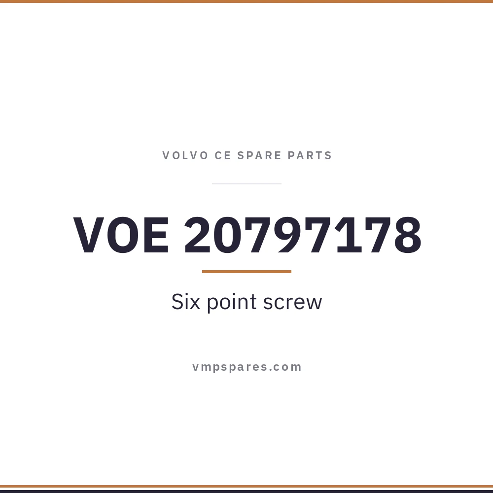 VOE 20797178 – Six point screw