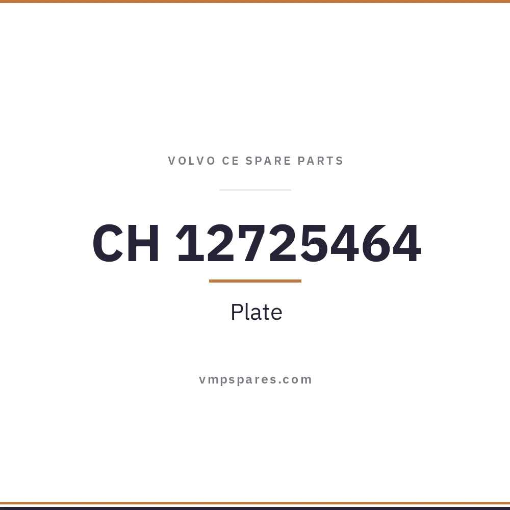 CH 12725464 – Plate