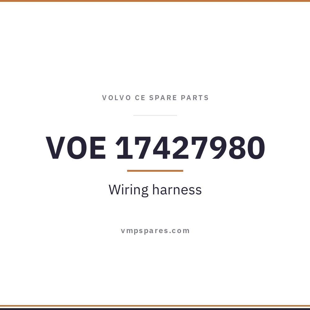VOE 17427980 – Wiring harness