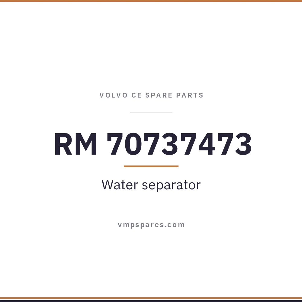 RM 70737473 – Water separator