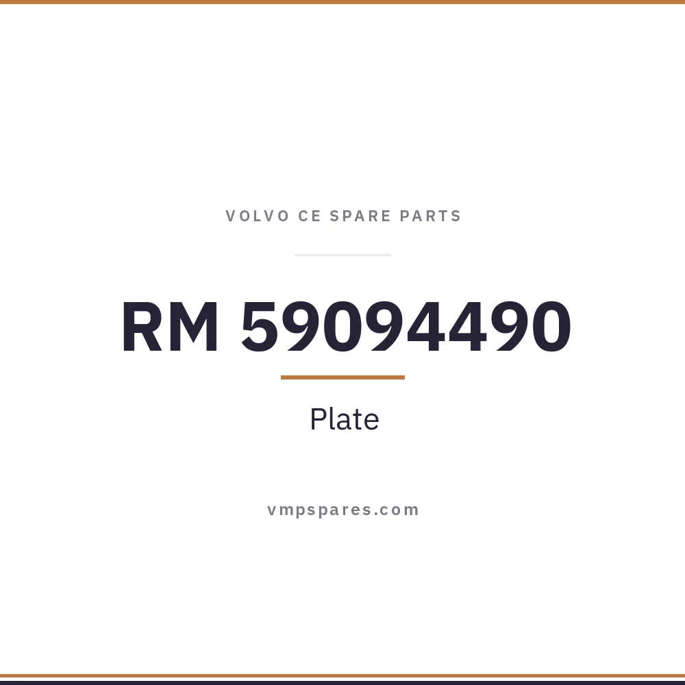 RM 59094490 – Plate