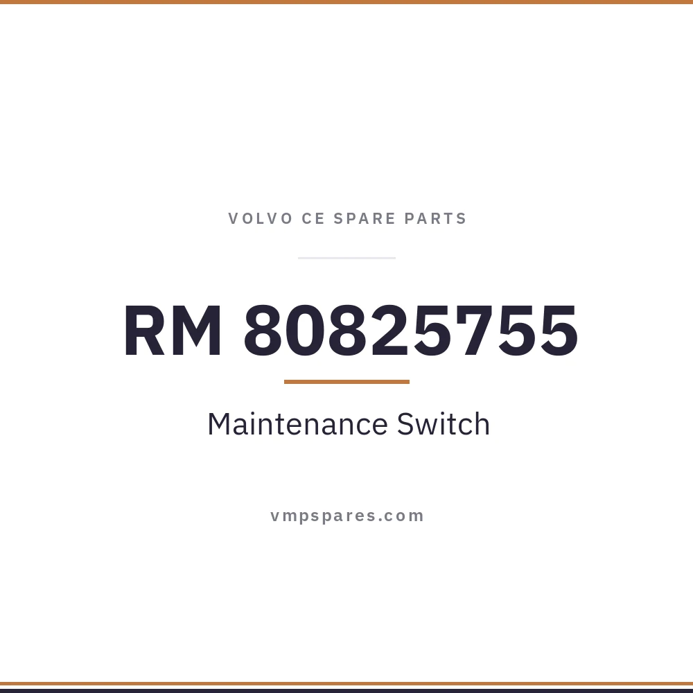 RM 80825755 – Maintenance Switch