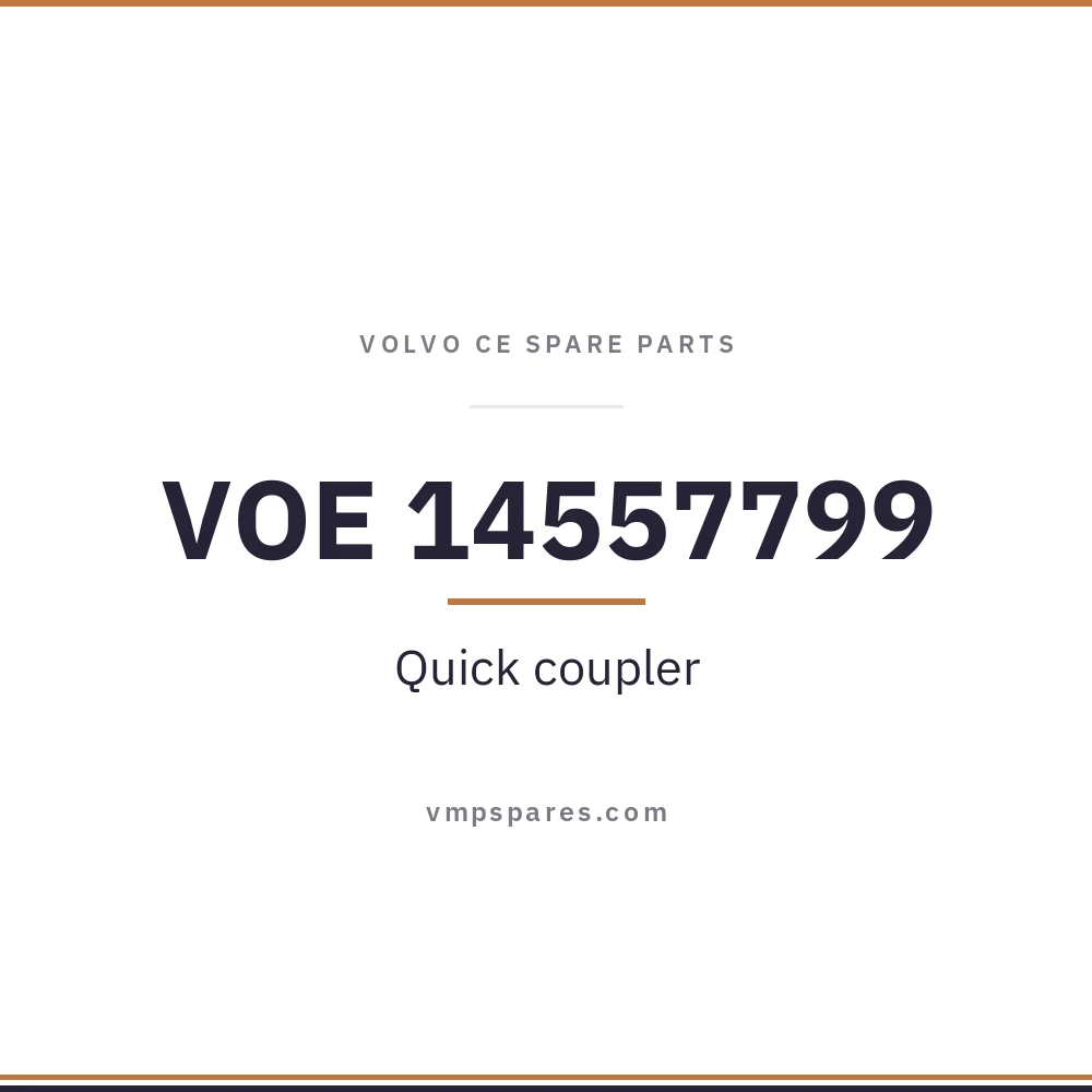 VOE 14557799 – Quick coupler