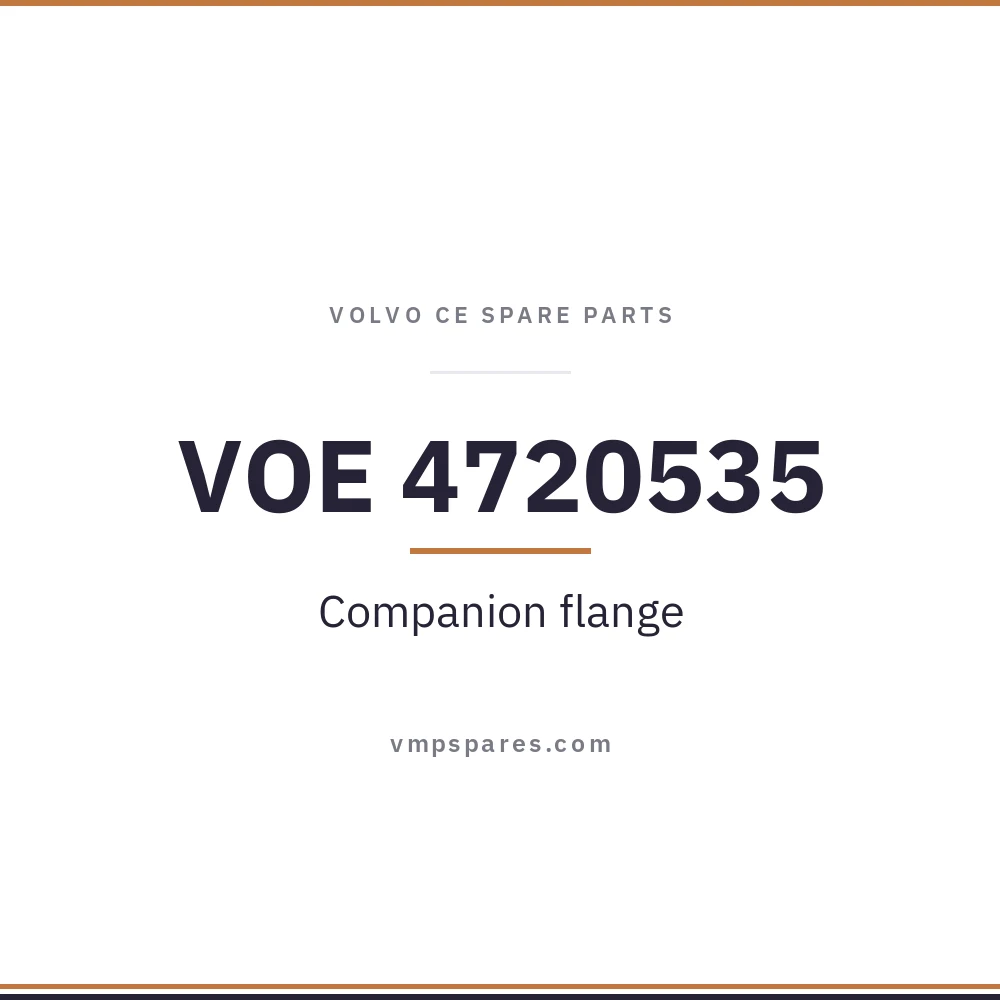 VOE 4720535 – Companion flange