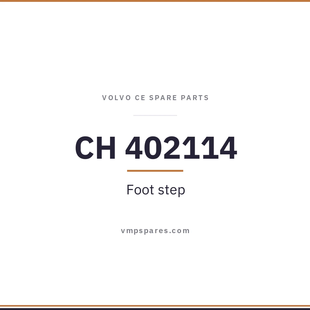 CH 402114 – Foot step