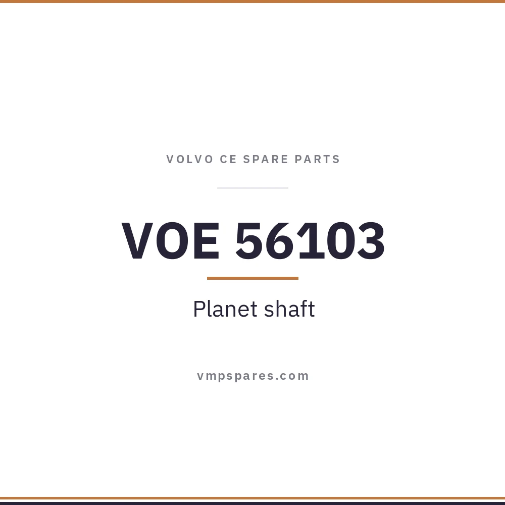 VOE 56103 – Planet shaft