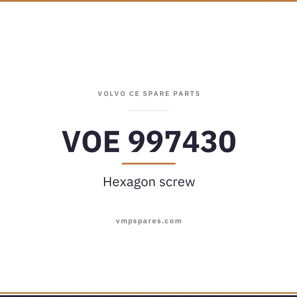 VOE 997430 – Hexagon screw
