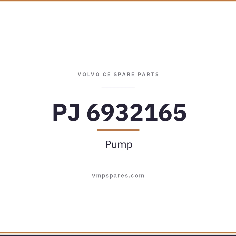 PJ 6932165 – Pump