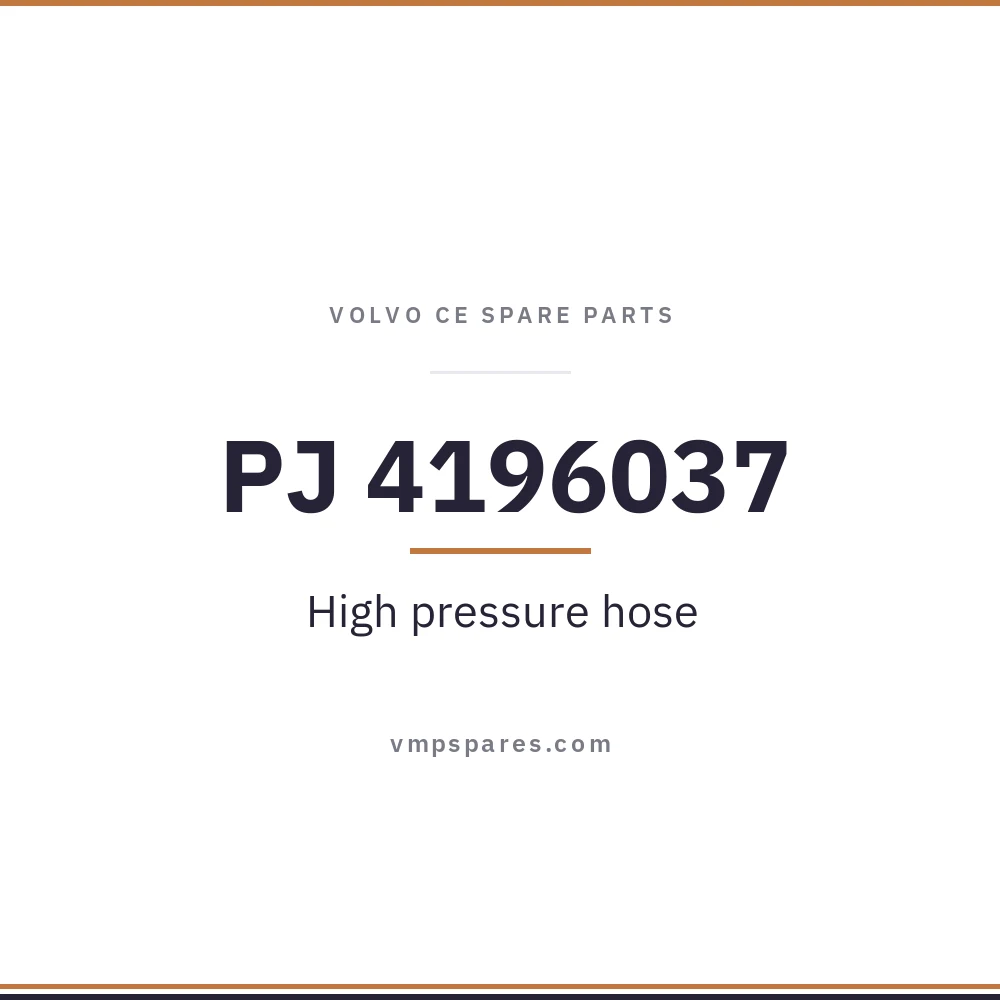 PJ 4196037 – High pressure hose
