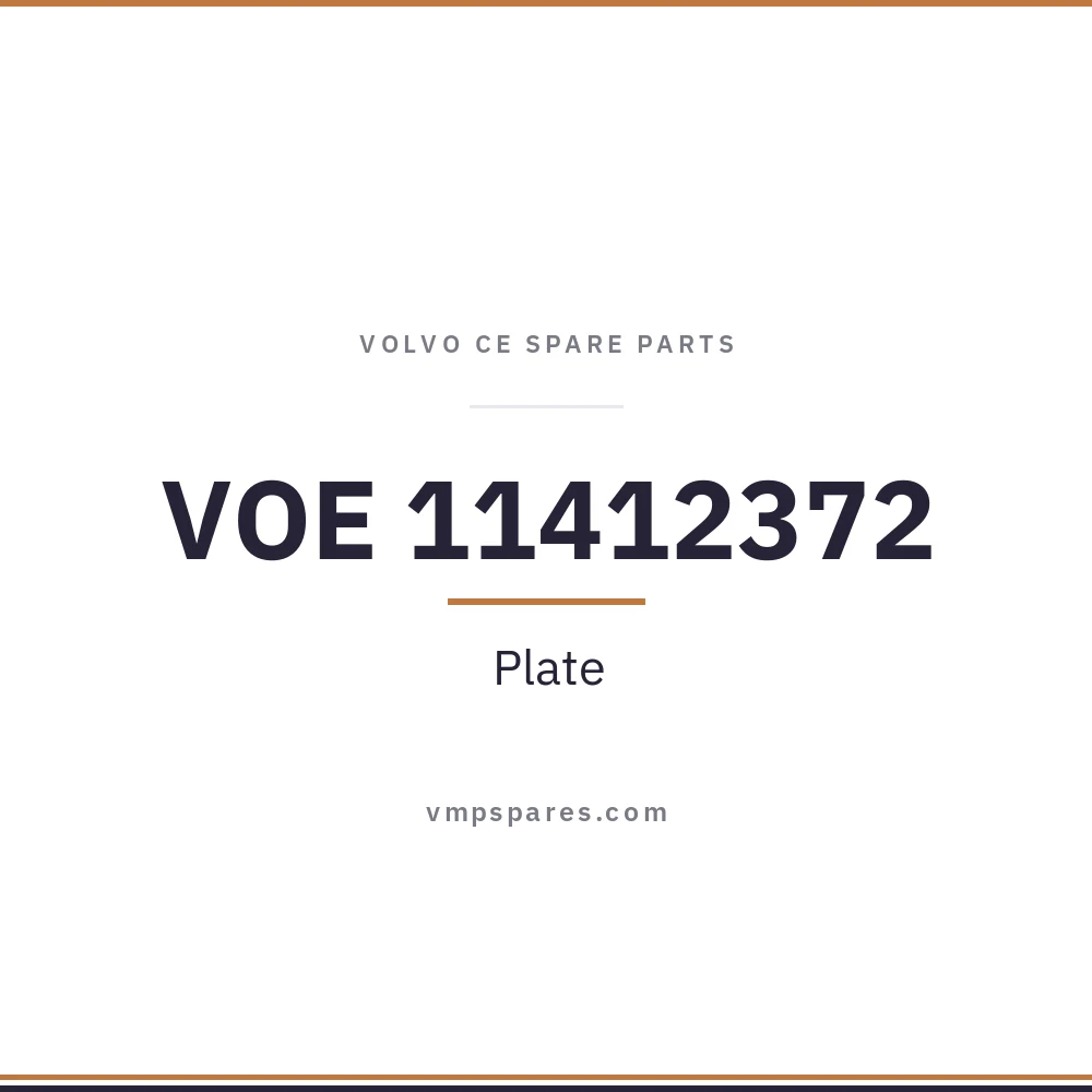 VOE 11412372 – Plate