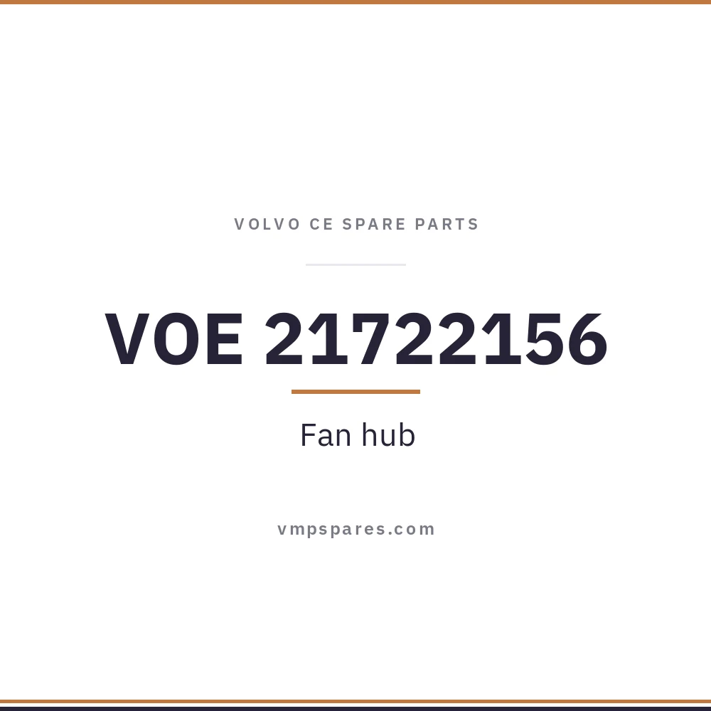 VOE 21722156 – Fan hub