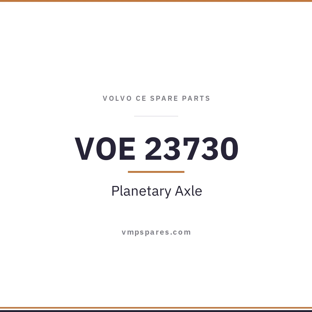 VOE 23730 – Planetary Axle
