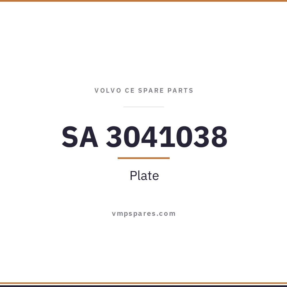 SA 3041038 – Plate