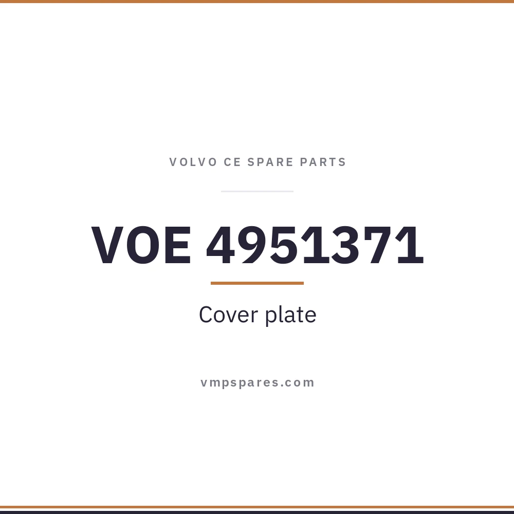 VOE 4951371 – Cover plate