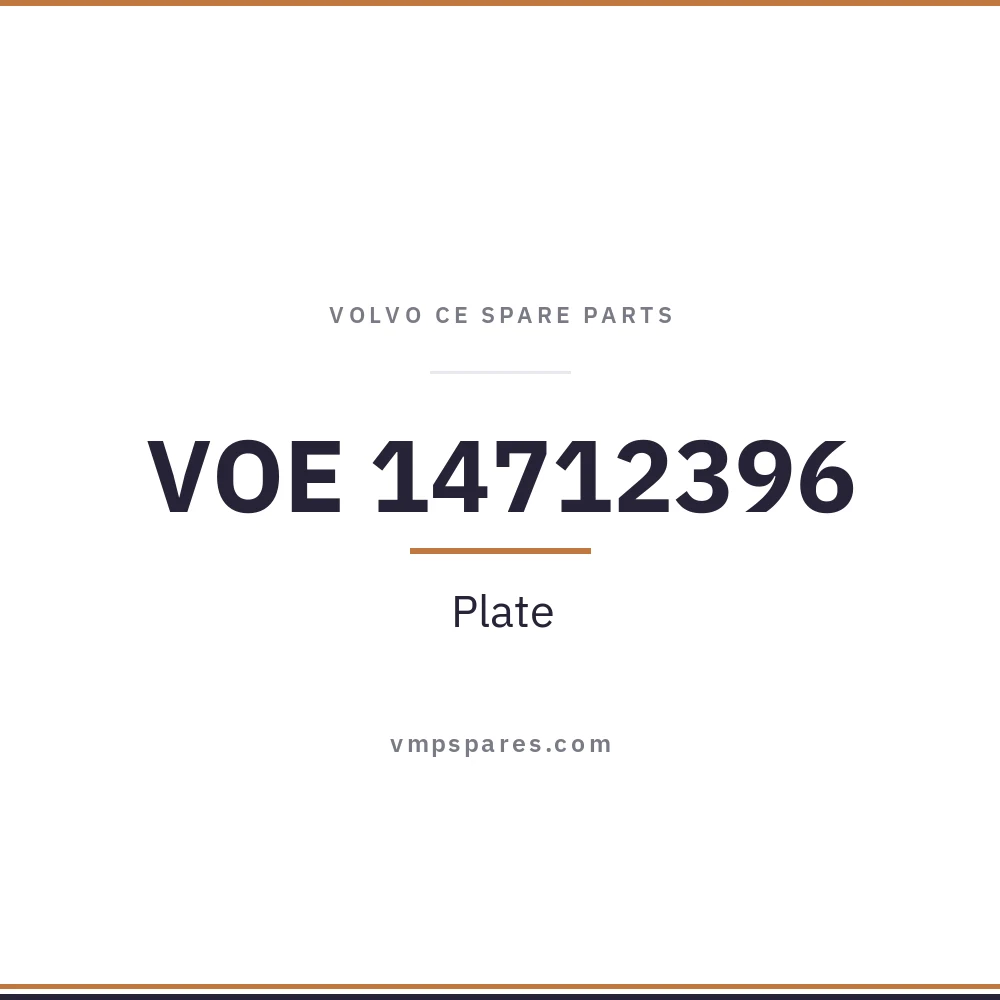 VOE 14712396 – Plate
