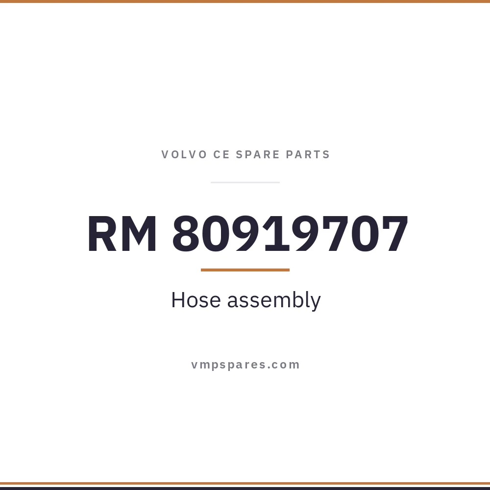 RM 80919707 – Hose assembly