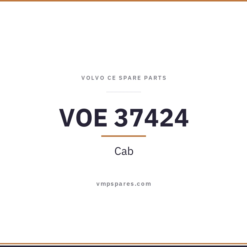VOE 37424 – Cab