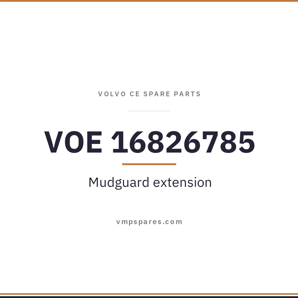 VOE 16826785 – Mudguard extension