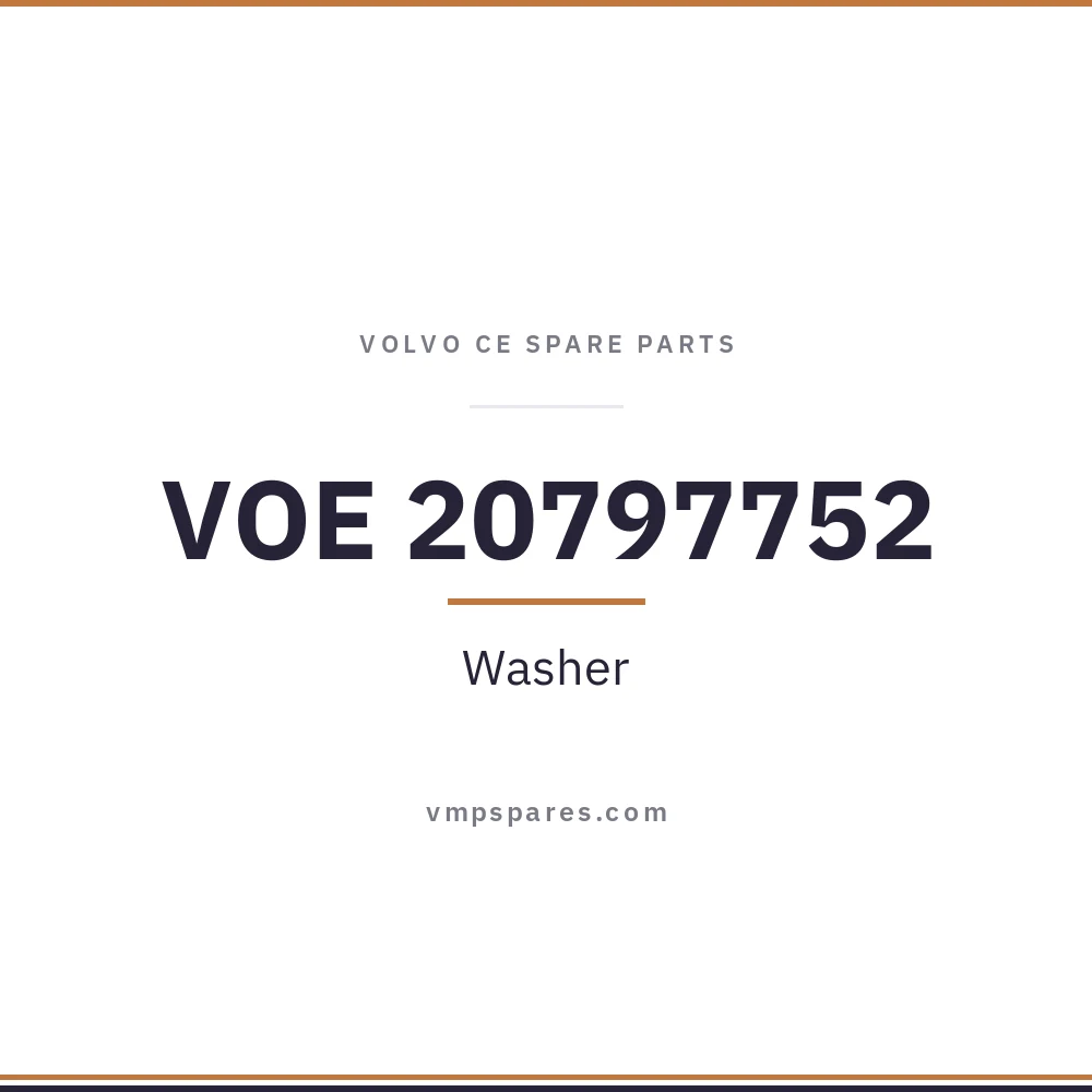 VOE 20797752 – Washer