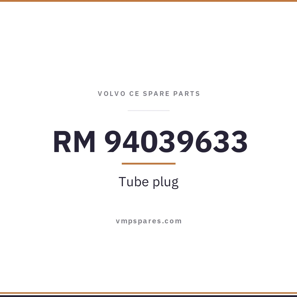 RM 94039633 – Tube plug