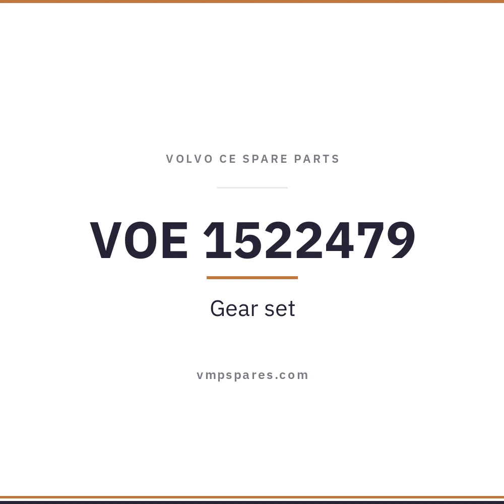 VOE 1522479 – Gear set