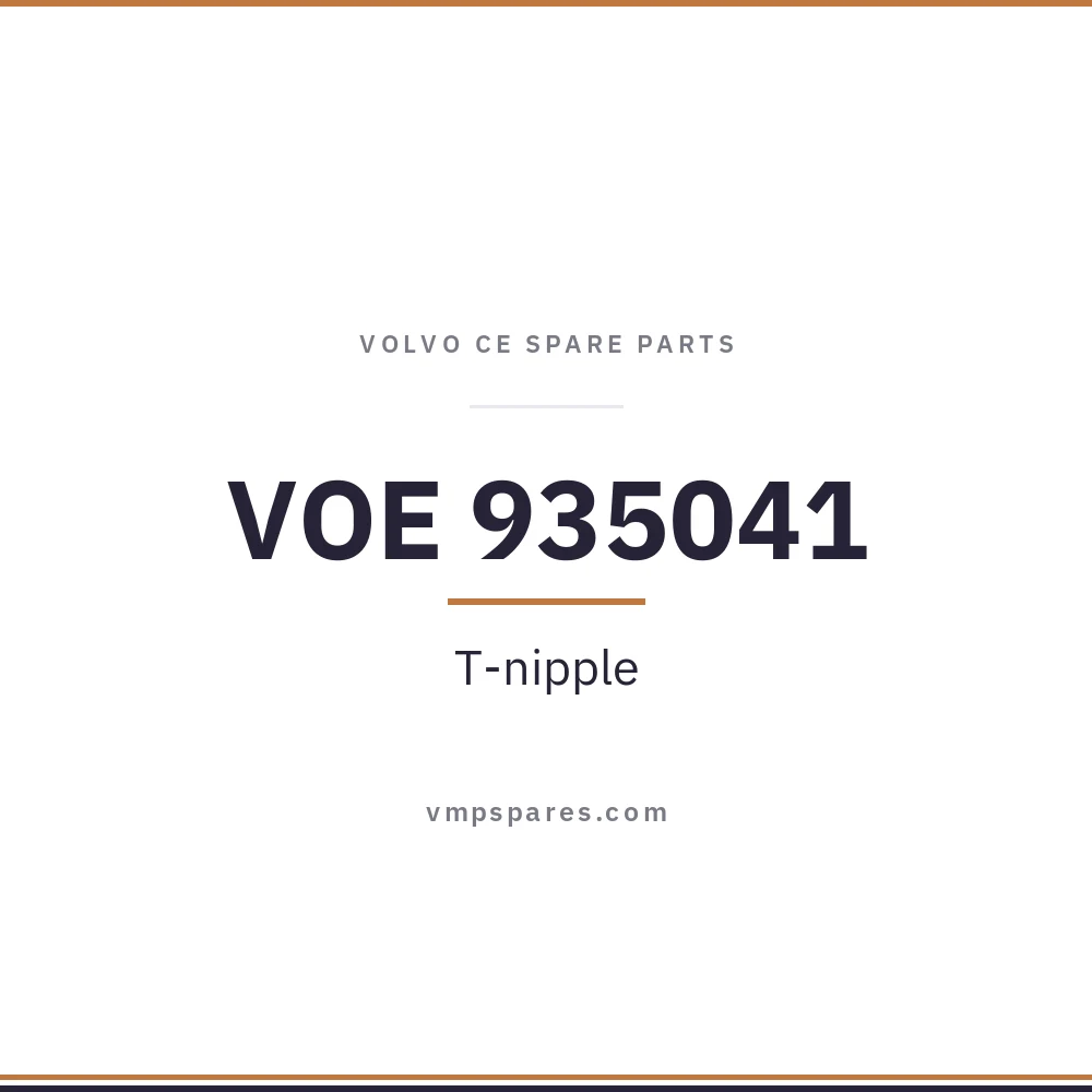 VOE 935041 – T-nipple