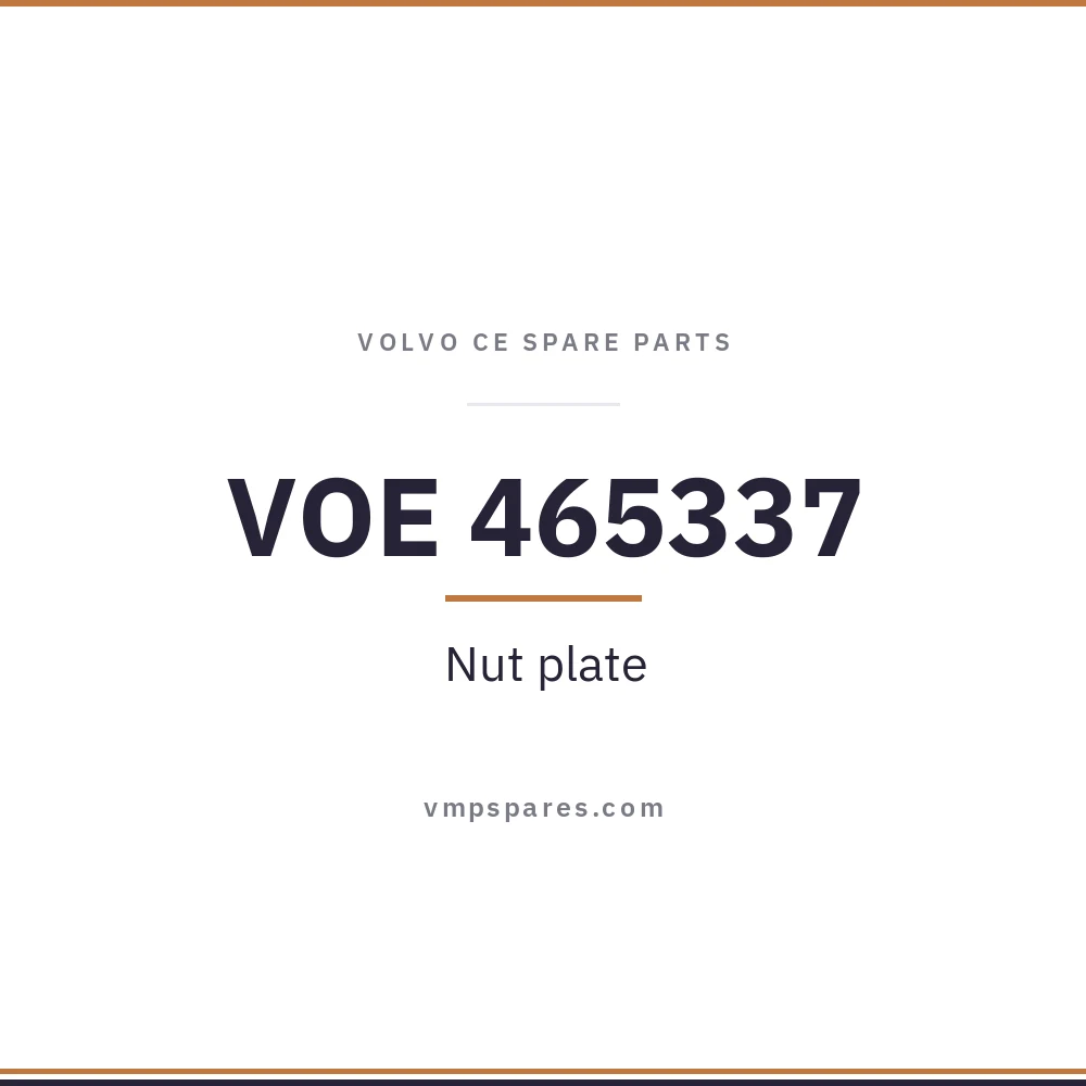 VOE 465337 – Nut plate