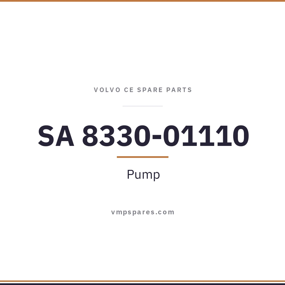 SA 8330-01110 – Pump