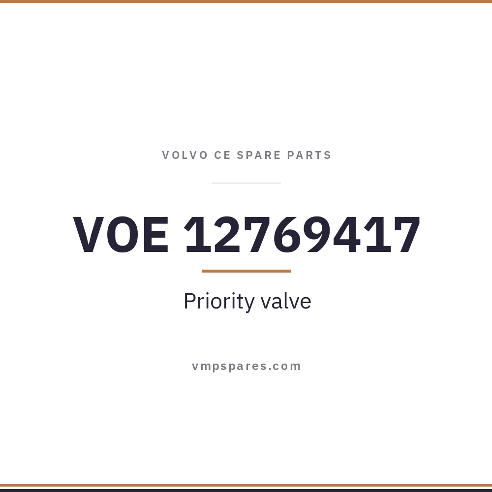 VOE 12769417 – Priority valve