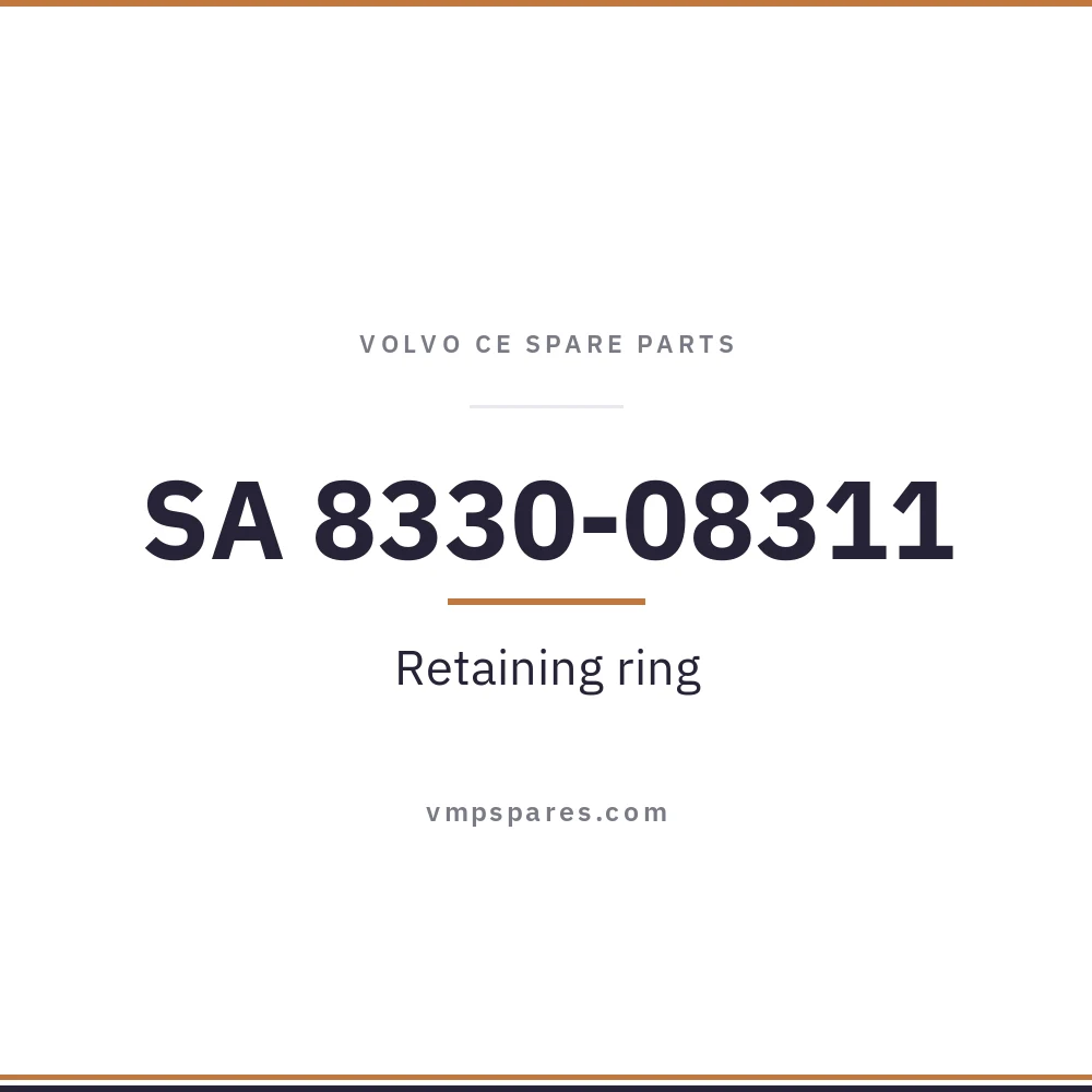 SA 8330-08311 – Retaining ring