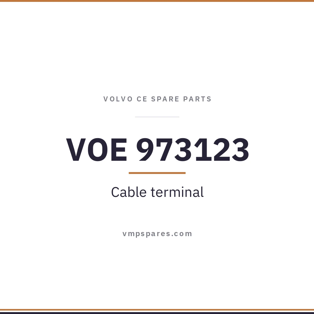 VOE 973123 – Cable terminal