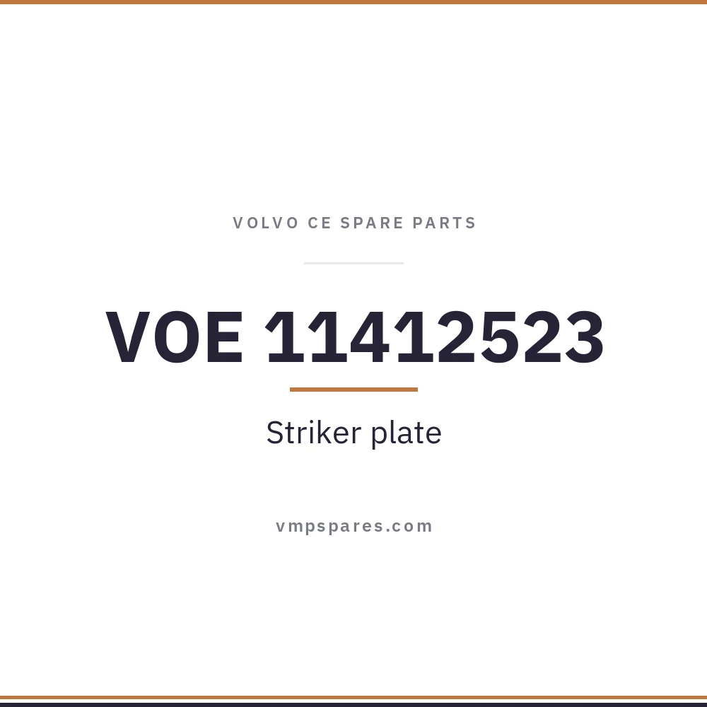 VOE 11412523 – Striker plate