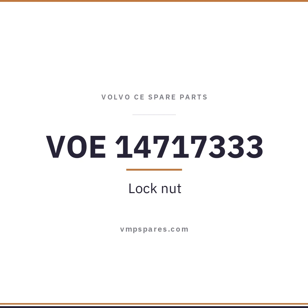VOE 14717333 – Lock nut