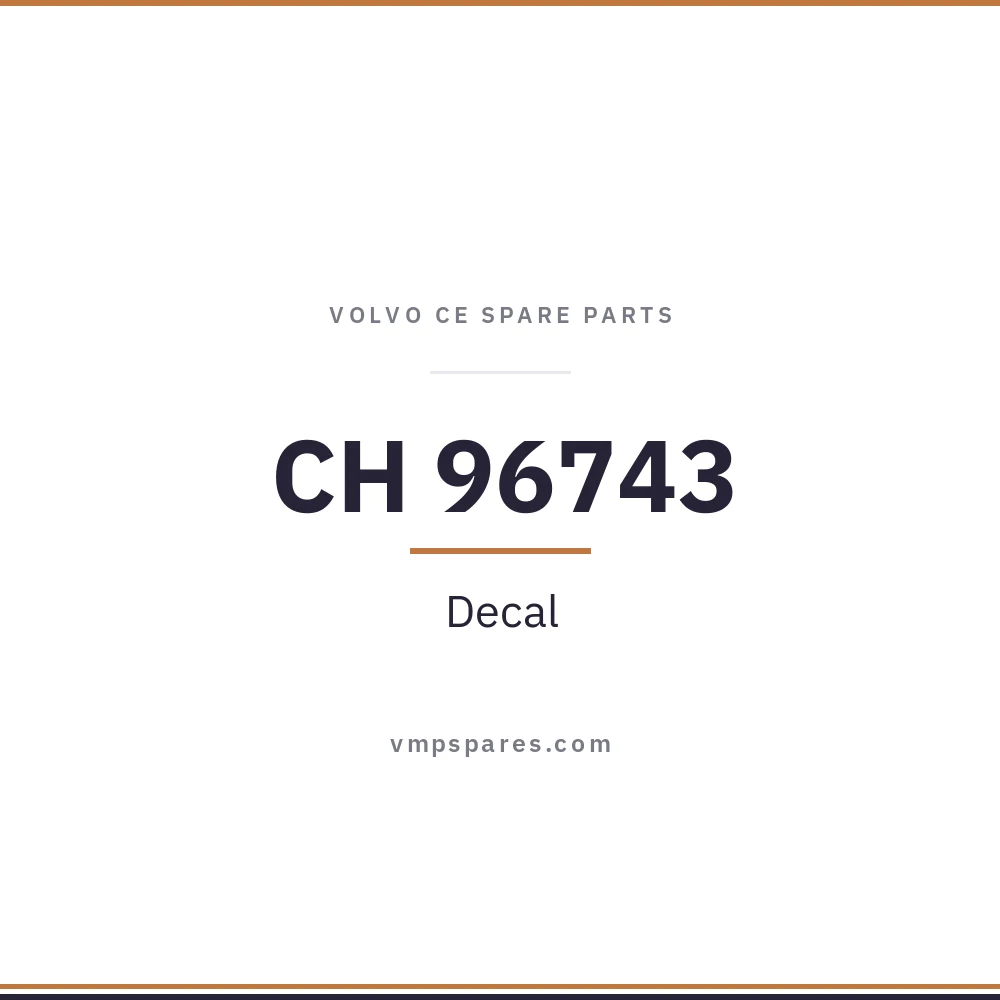 CH 96743 – Decal