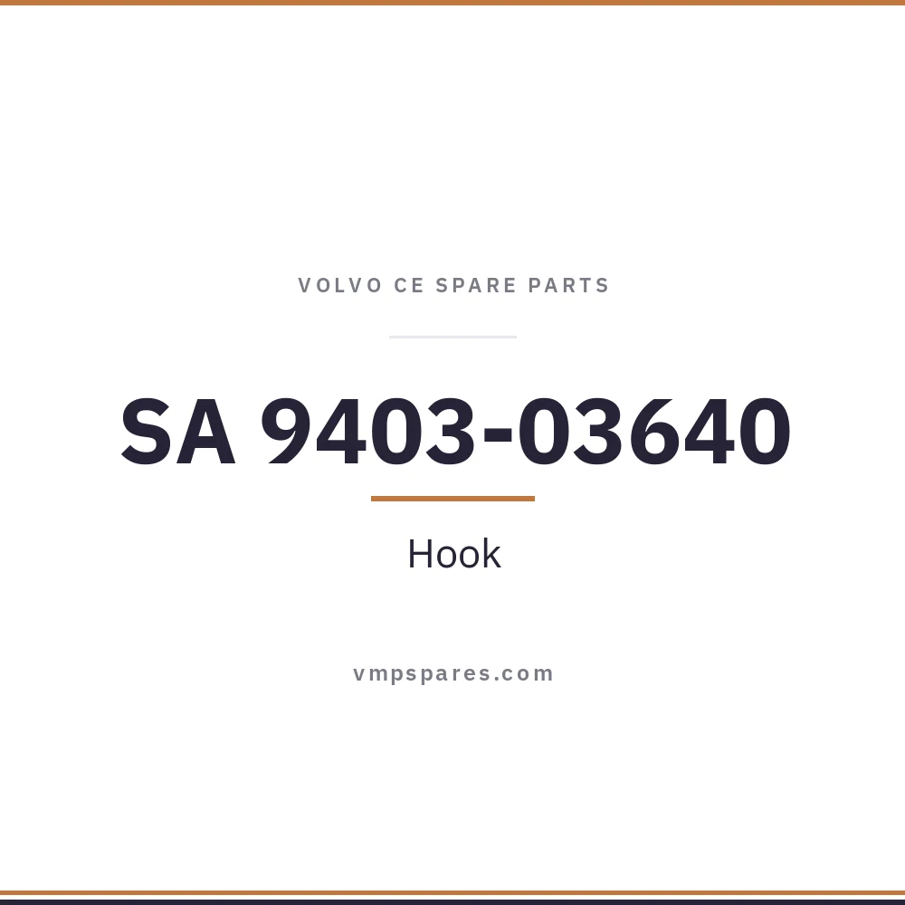 SA 9403-03640 – Hook
