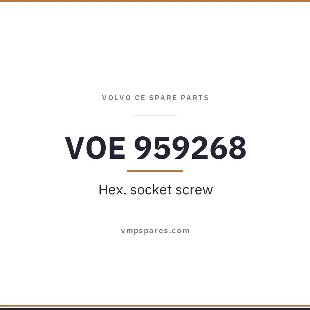 VOE 959268 – Hex. socket screw