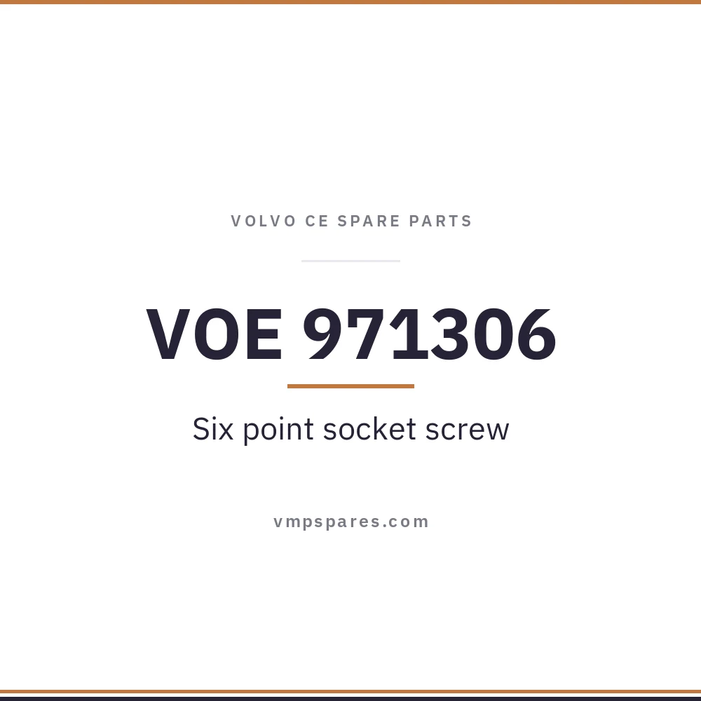 VOE 971306 – Six point socket screw
