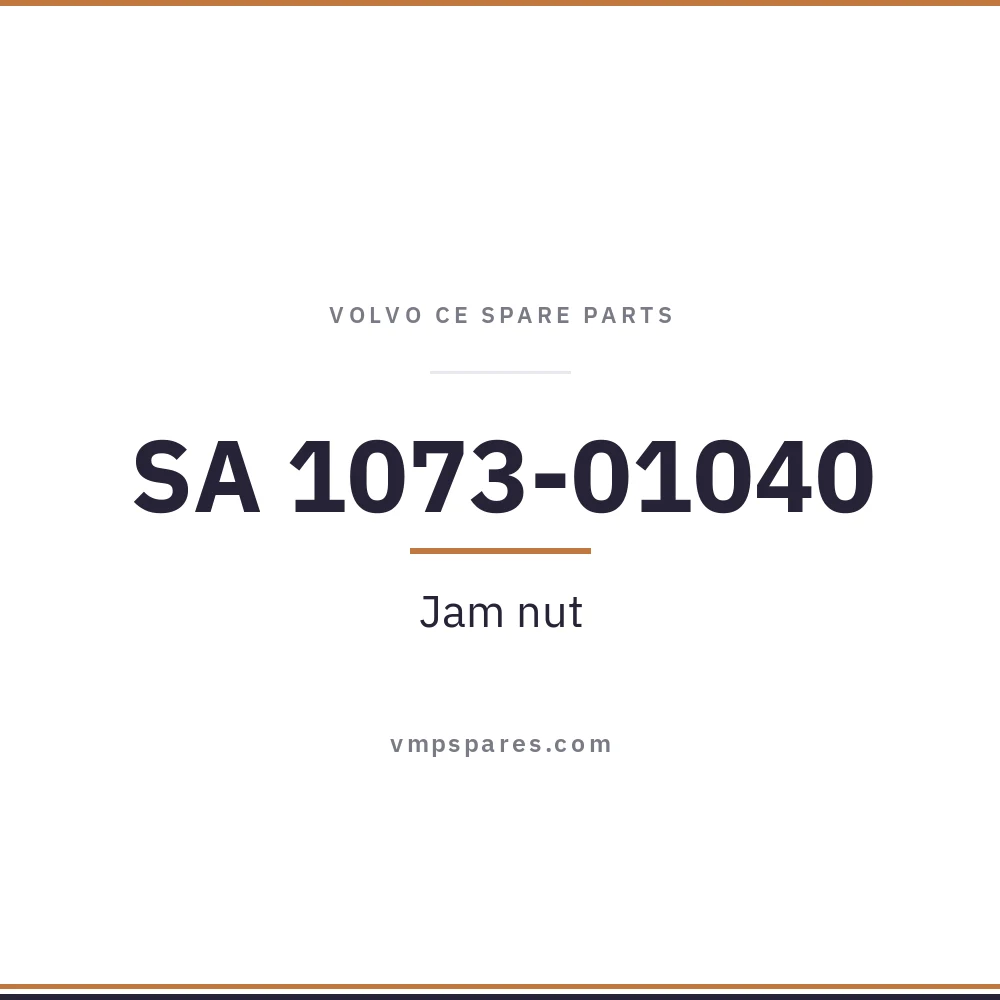 SA 1073-01040 – Jam nut