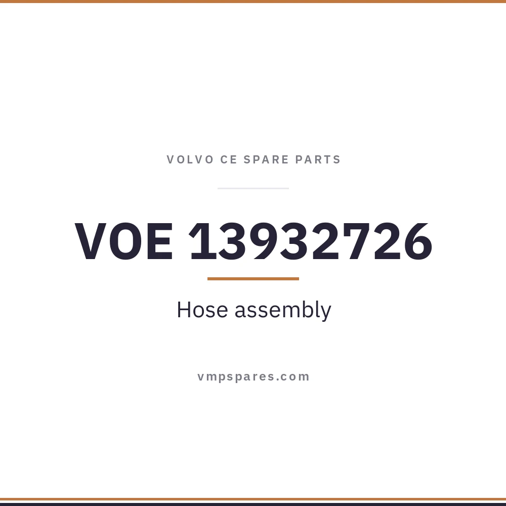 VOE 13932726 – Hose assembly