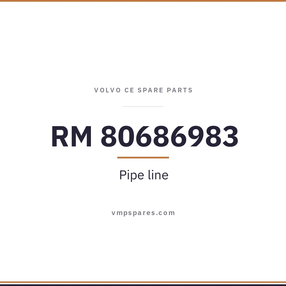 RM 80686983 – Pipe line